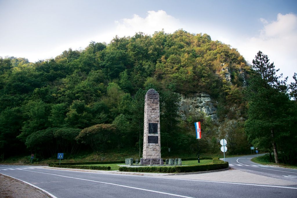 Denkmal an die kroatische Hymne