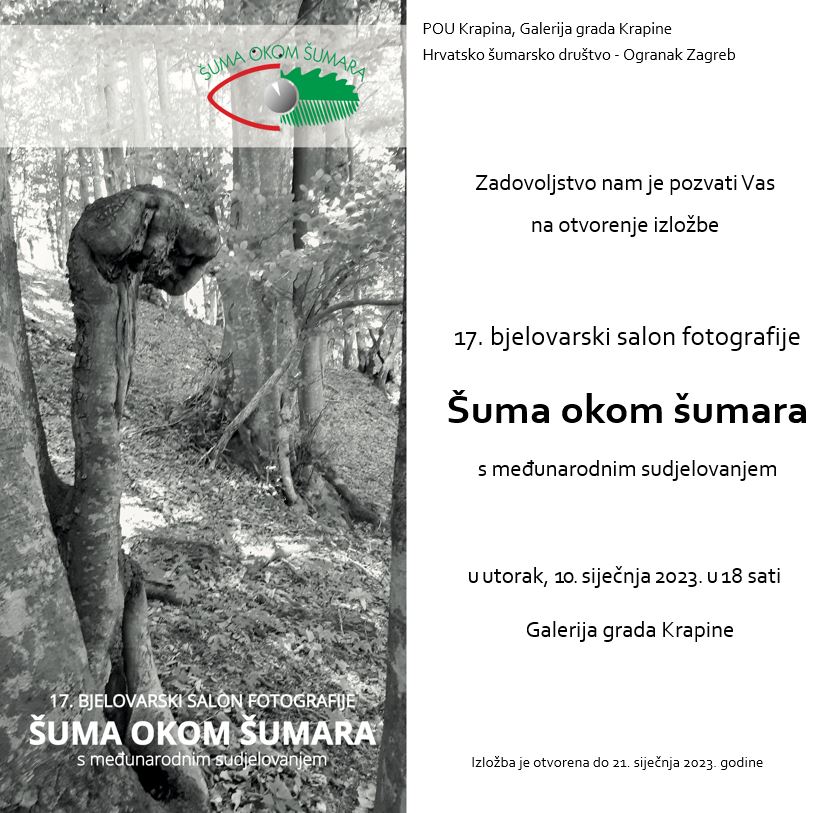 Otvorenje izložbe “Šuma okom šumara” u Galeriji grada Krapine