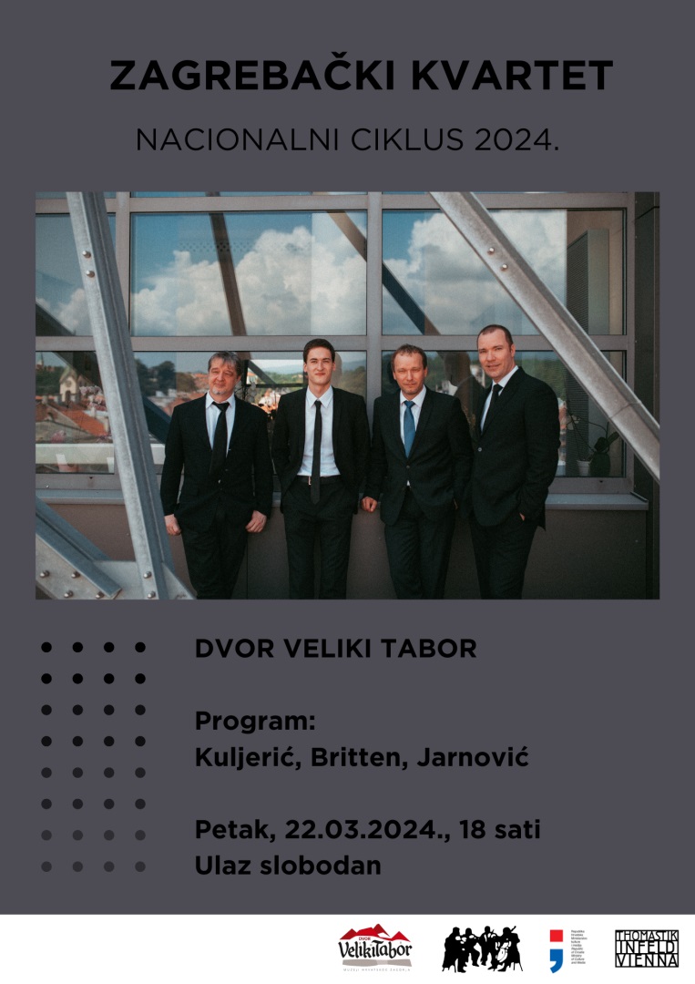 Koncert Zagrebačkog kvarteta u Dvoru Veliki Tabor
